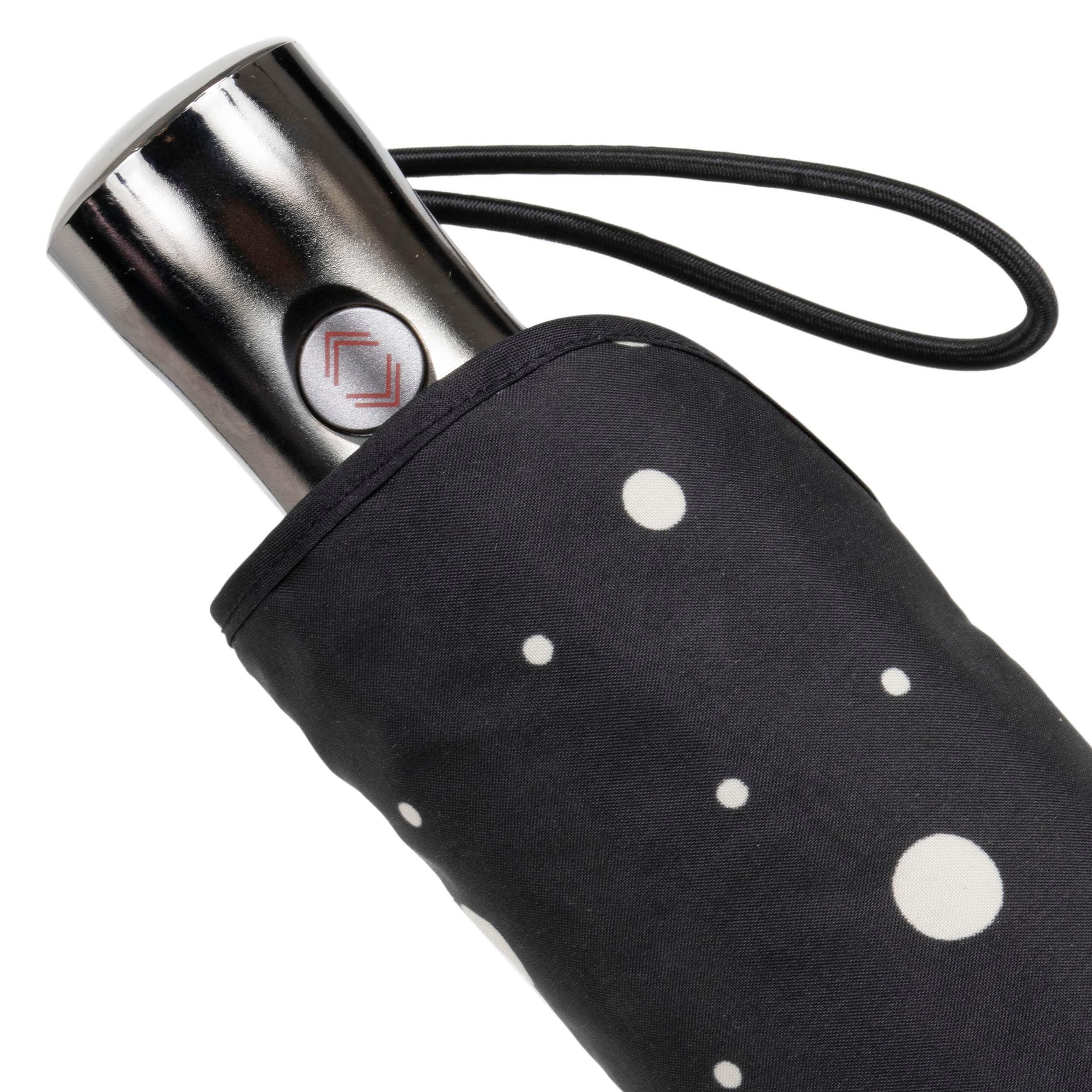 Ombrello X-TRA SOLIDE ALPHA 28 cm a pois nero/giallo 5/5