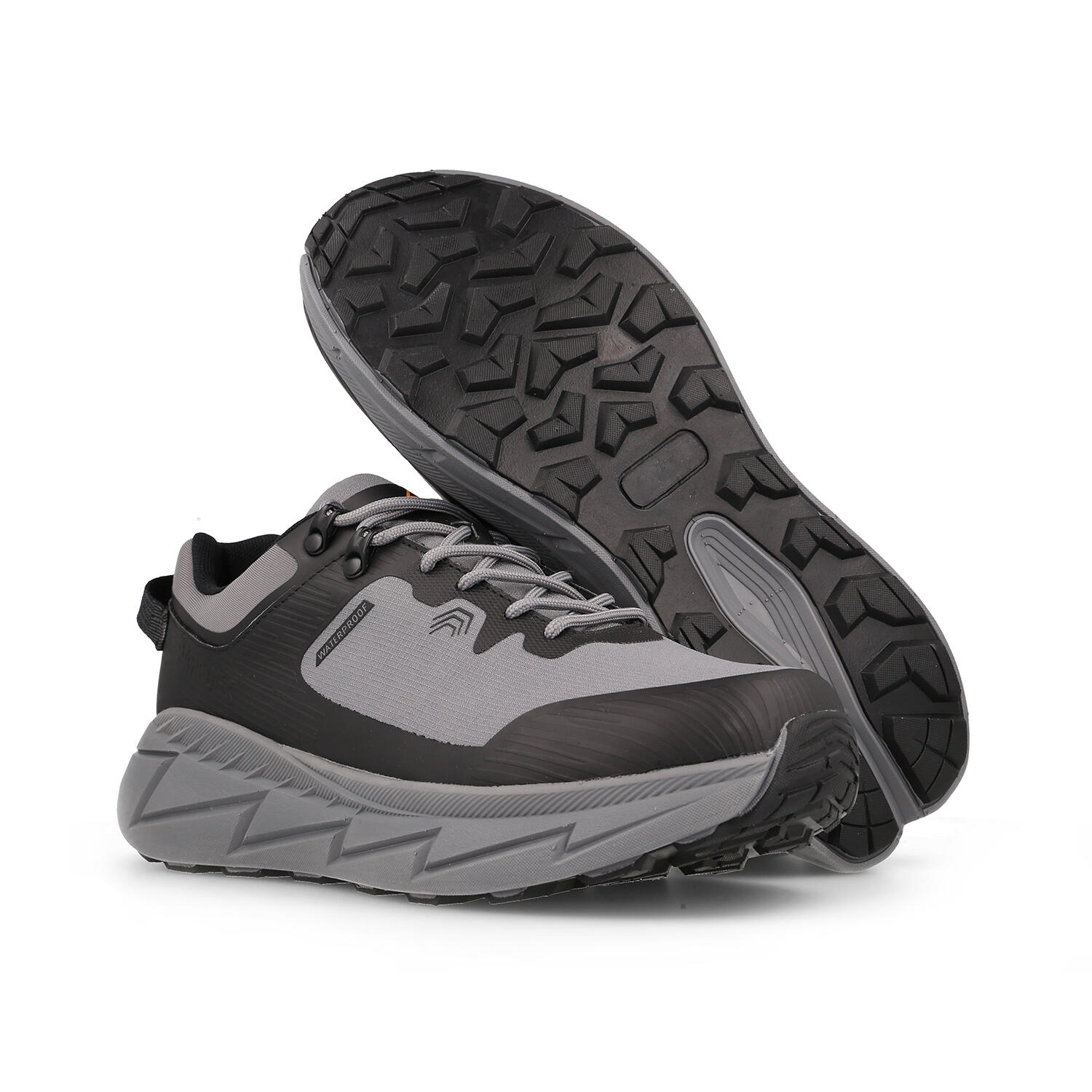 Zapatillas trekking Hombre impermeables Llaurí gris 5/5