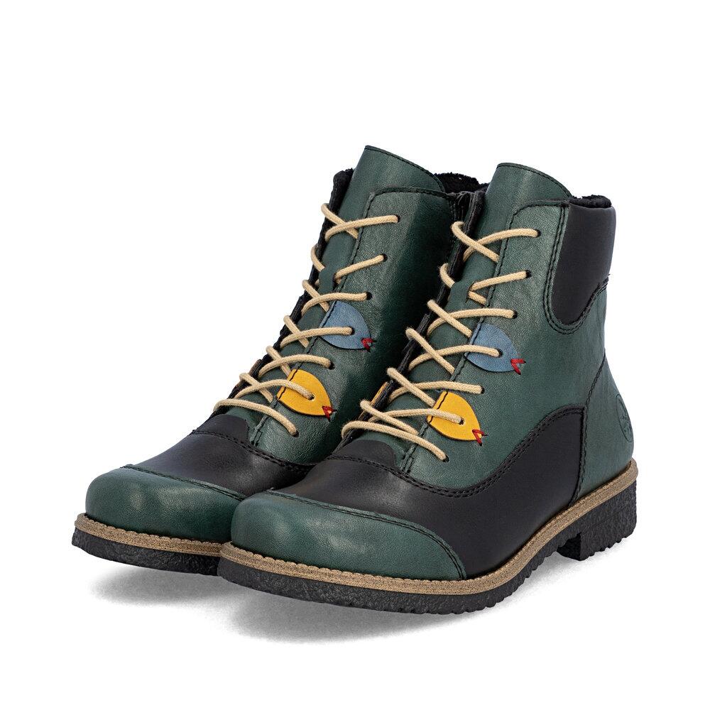 Womens Boots Leisure Lace Up 73510-90 3/5