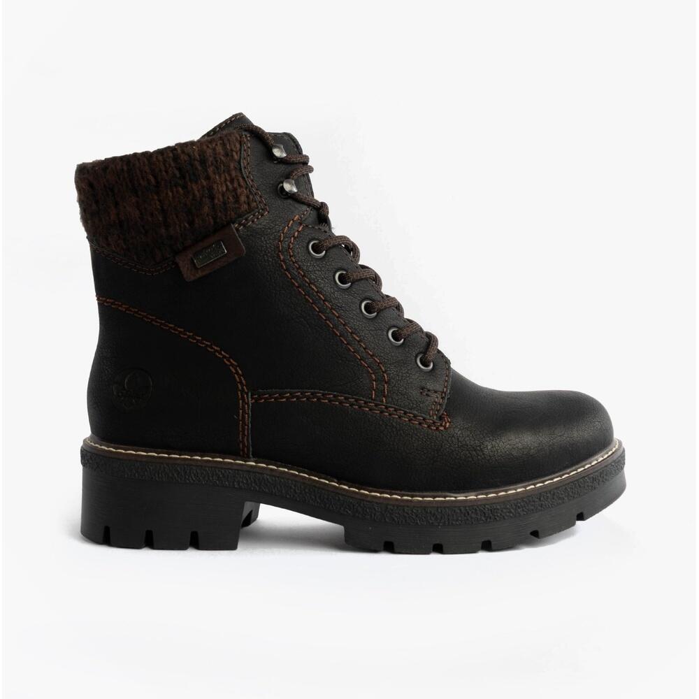 Rieker Damen Schnürstiefel  in schwarz 1/1