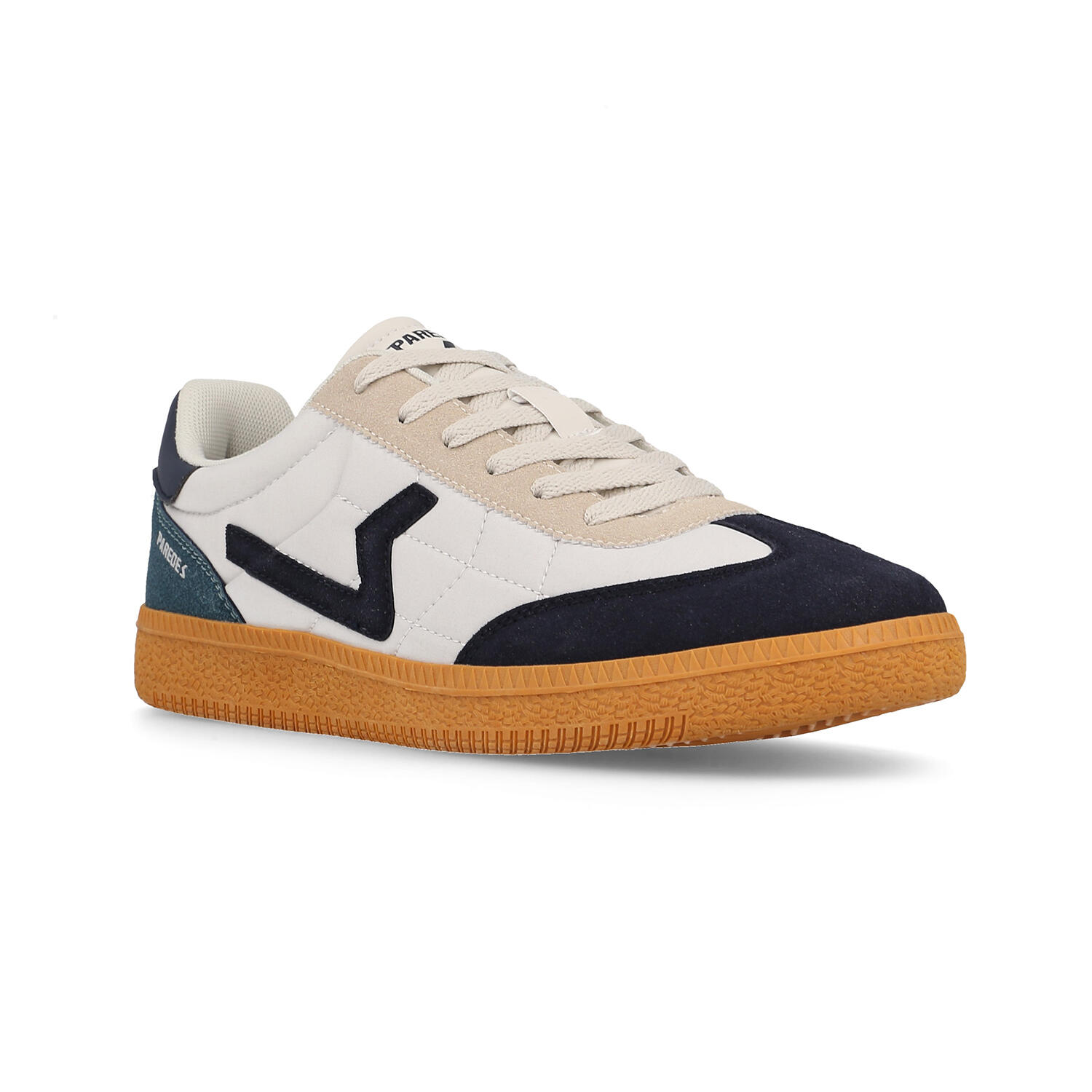 Zapatillas casual Hombre Icod blanco y azul marino 2/5