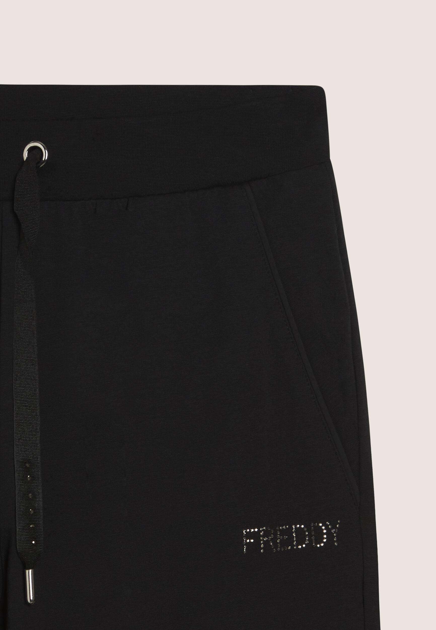 Pantaloni Sportivi con gamba Dritta e strass FREDDY 3/3