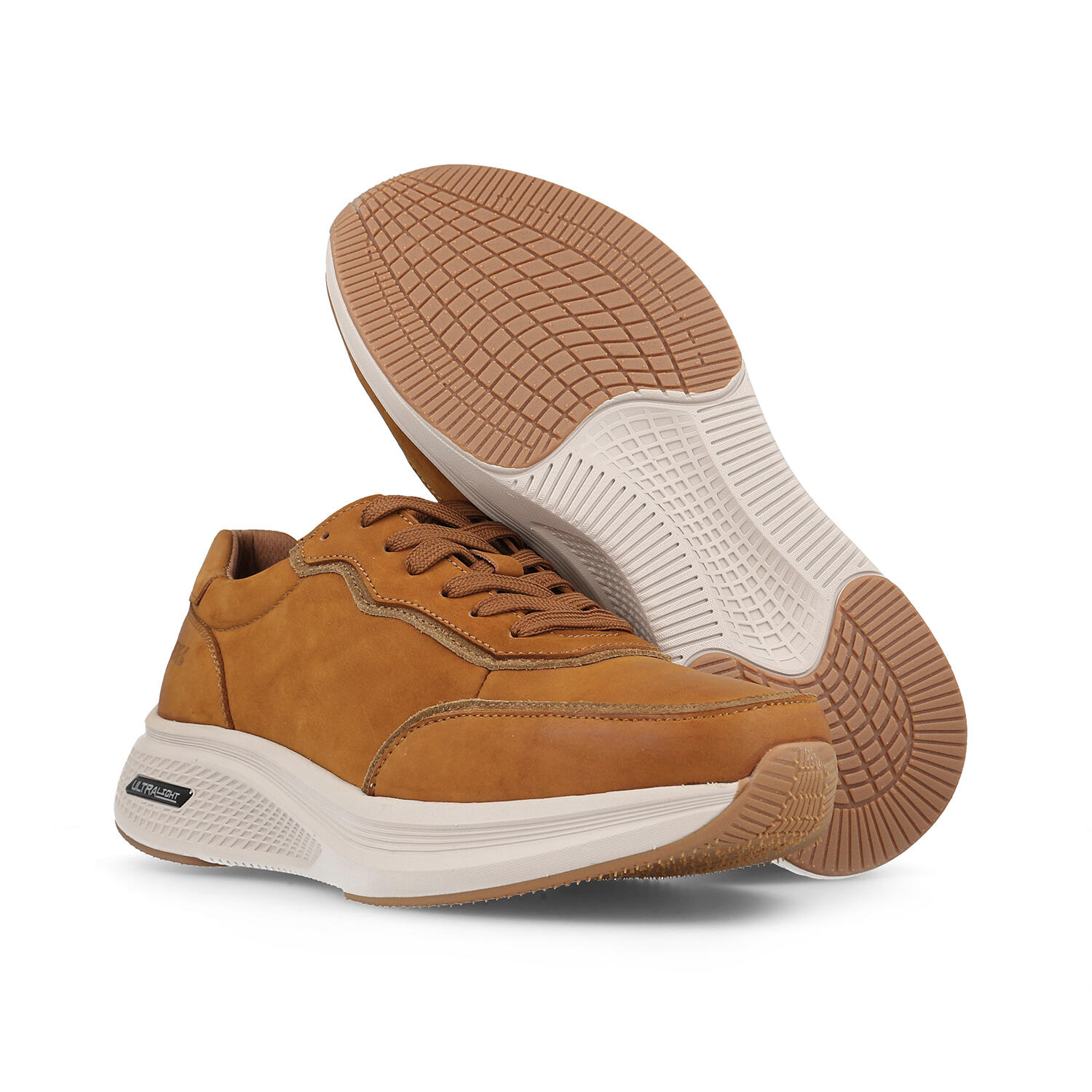 Zapatillas casual Hombre Genil mostaza 5/5