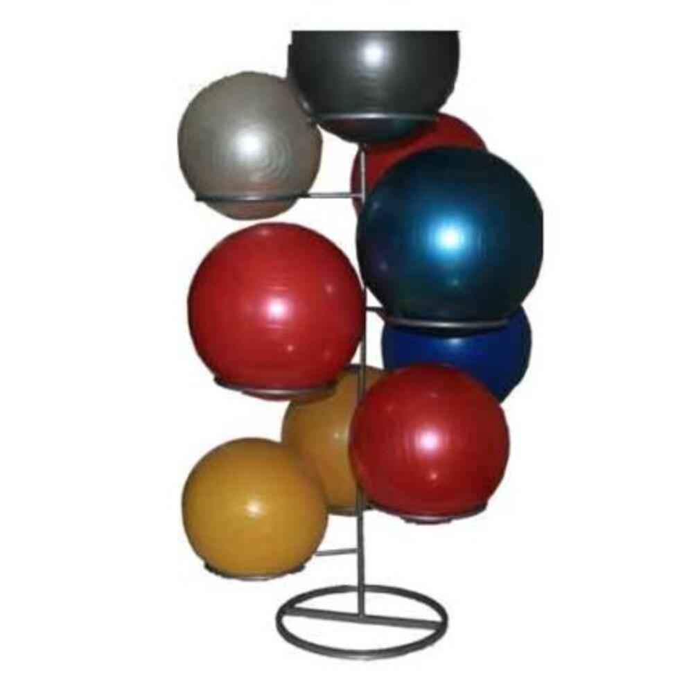 Soporte en Árbol Pelota Fitball Pilates 9 uds Pilates Gris 2/3