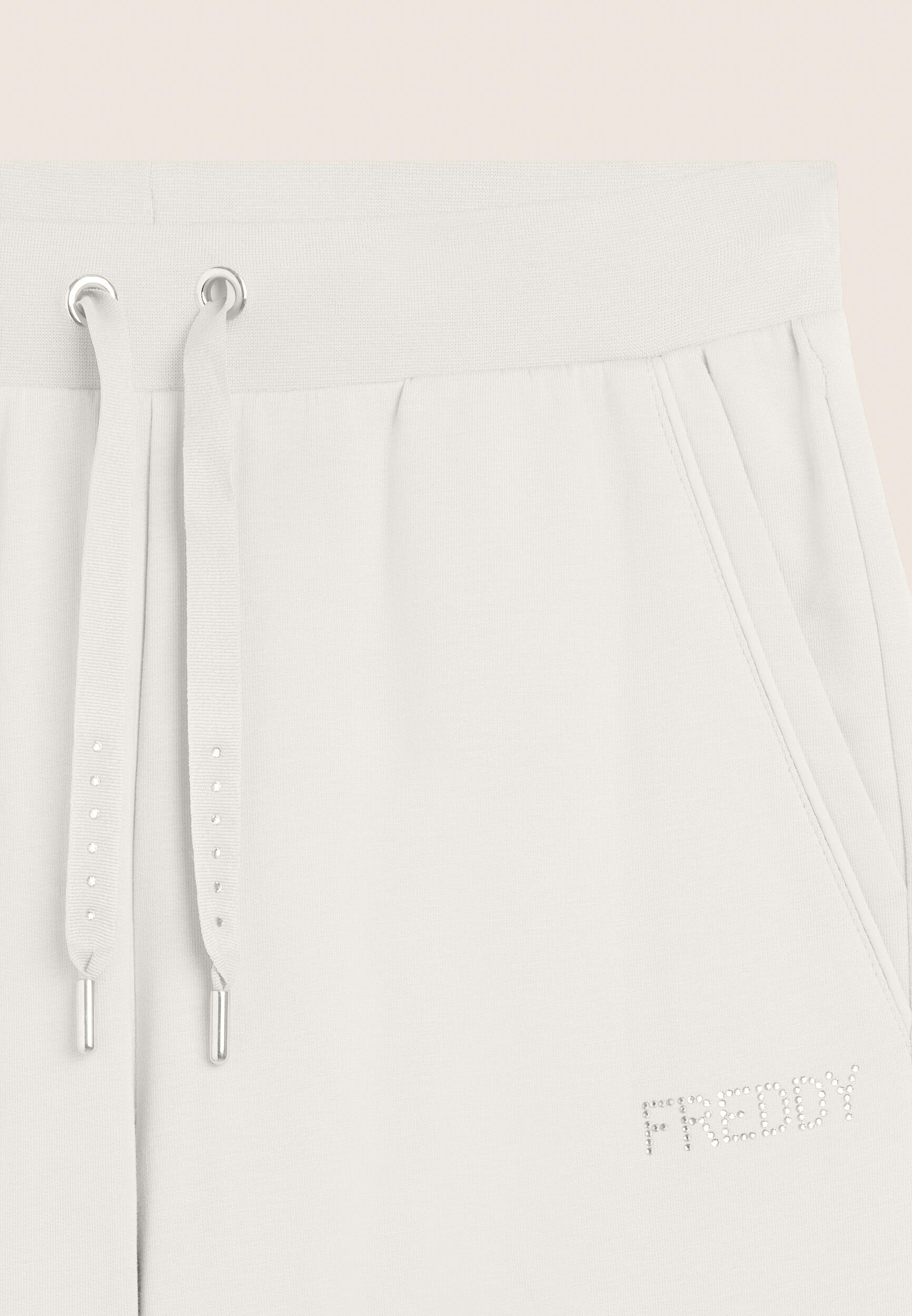 Pantaloni Sportivi con gamba Dritta e strass FREDDY 3/3