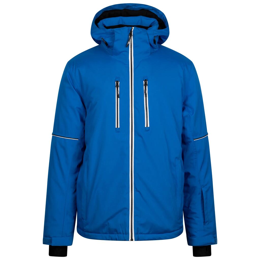 Mens Padded Detachable Zip Off Hood Waterproof Ski Jacket - Joseph