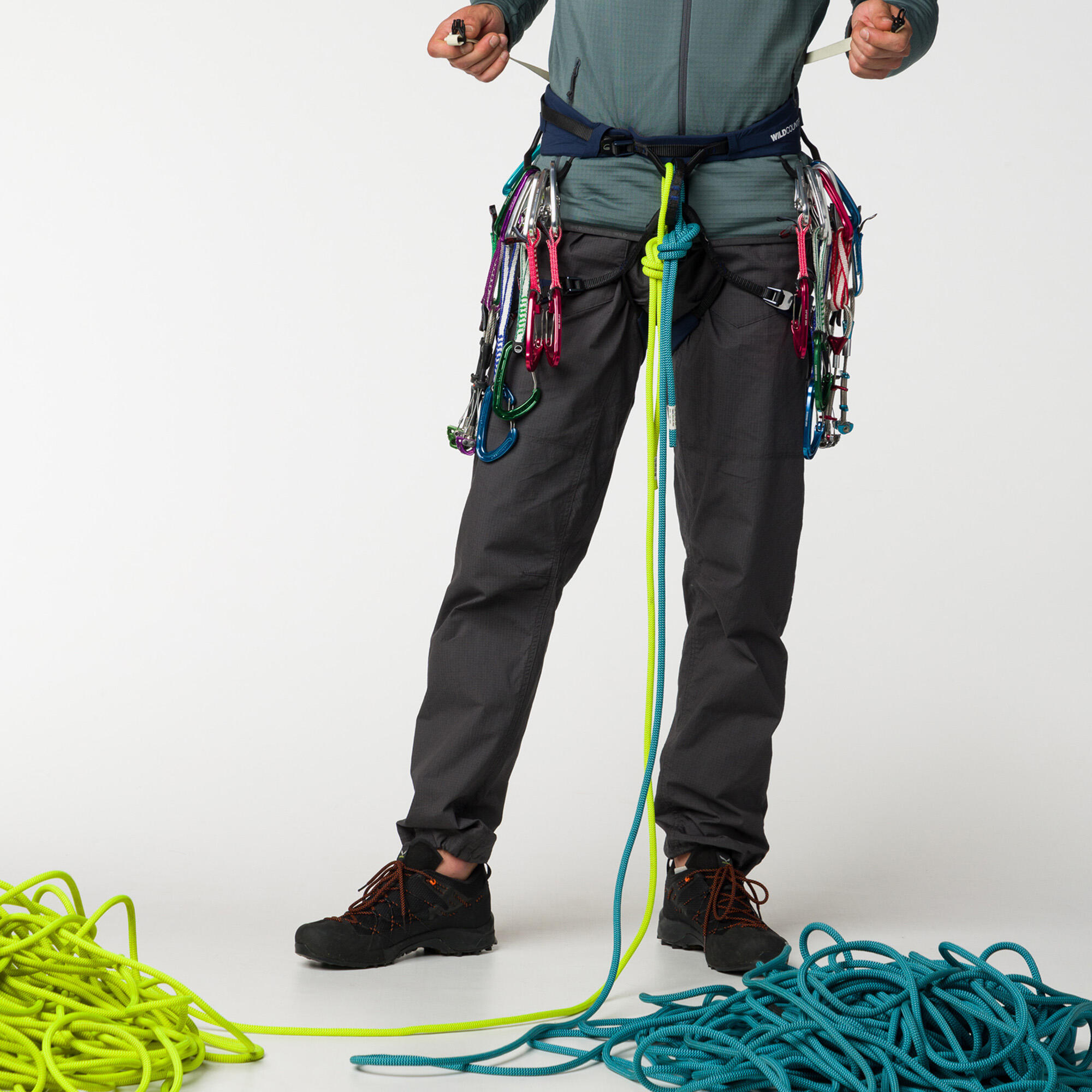Pantalon d'escalade homme Wild Country Flow 3/4
