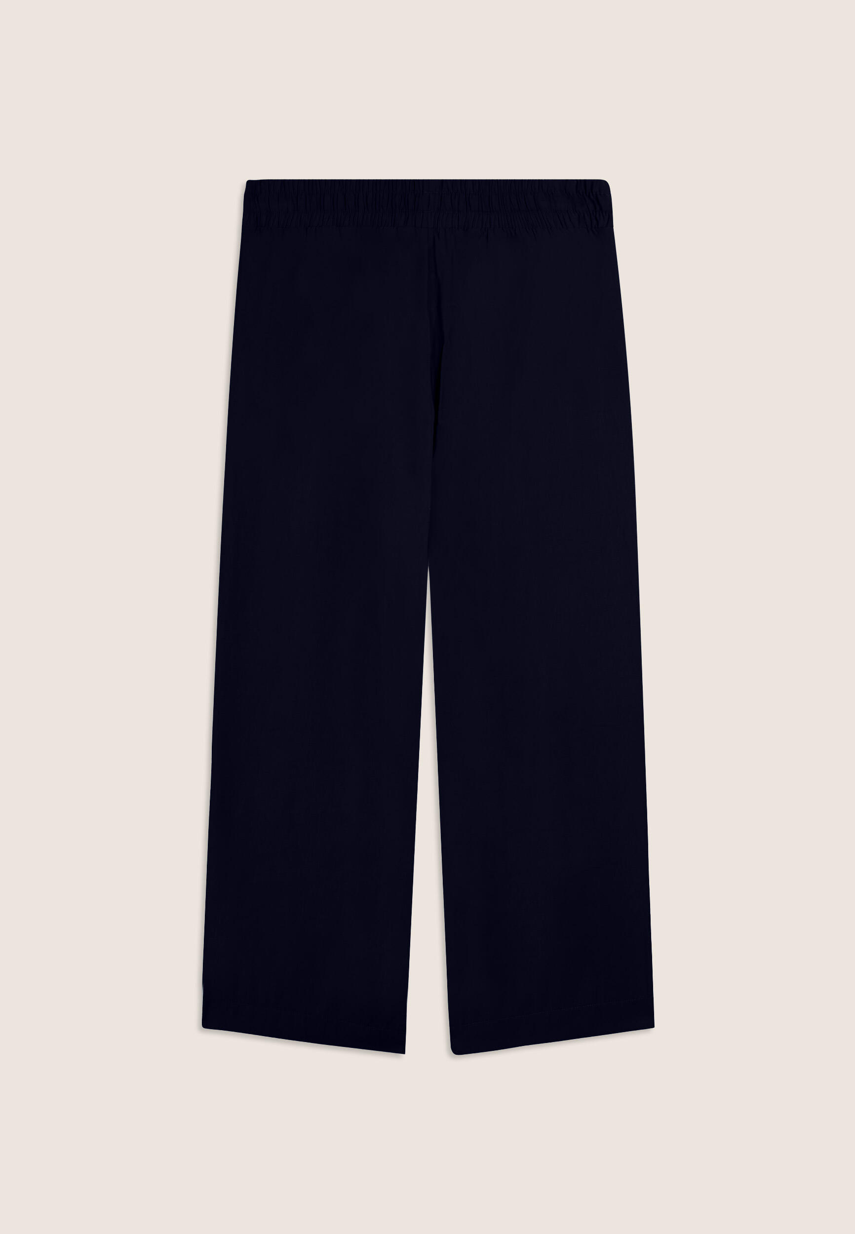 Pantaloni Sportivi Cropped con gamba Wide Leg e strass 2/3