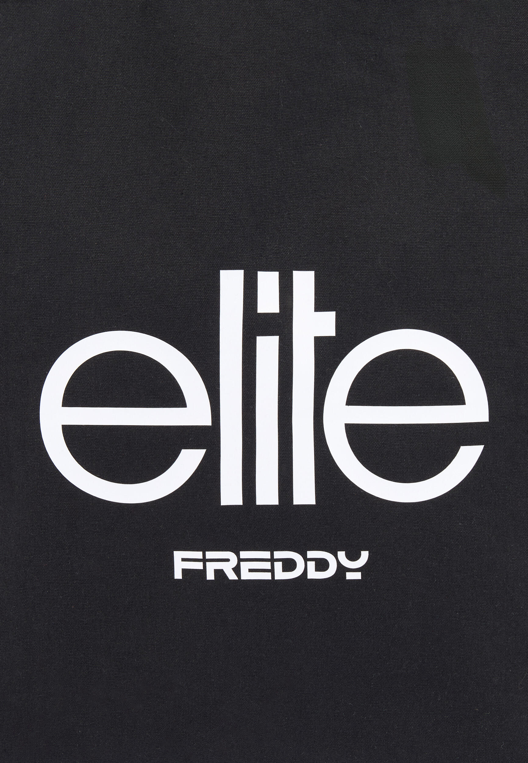 Shopper Unisex Elite x Freddy in Canvas Nero 3/4