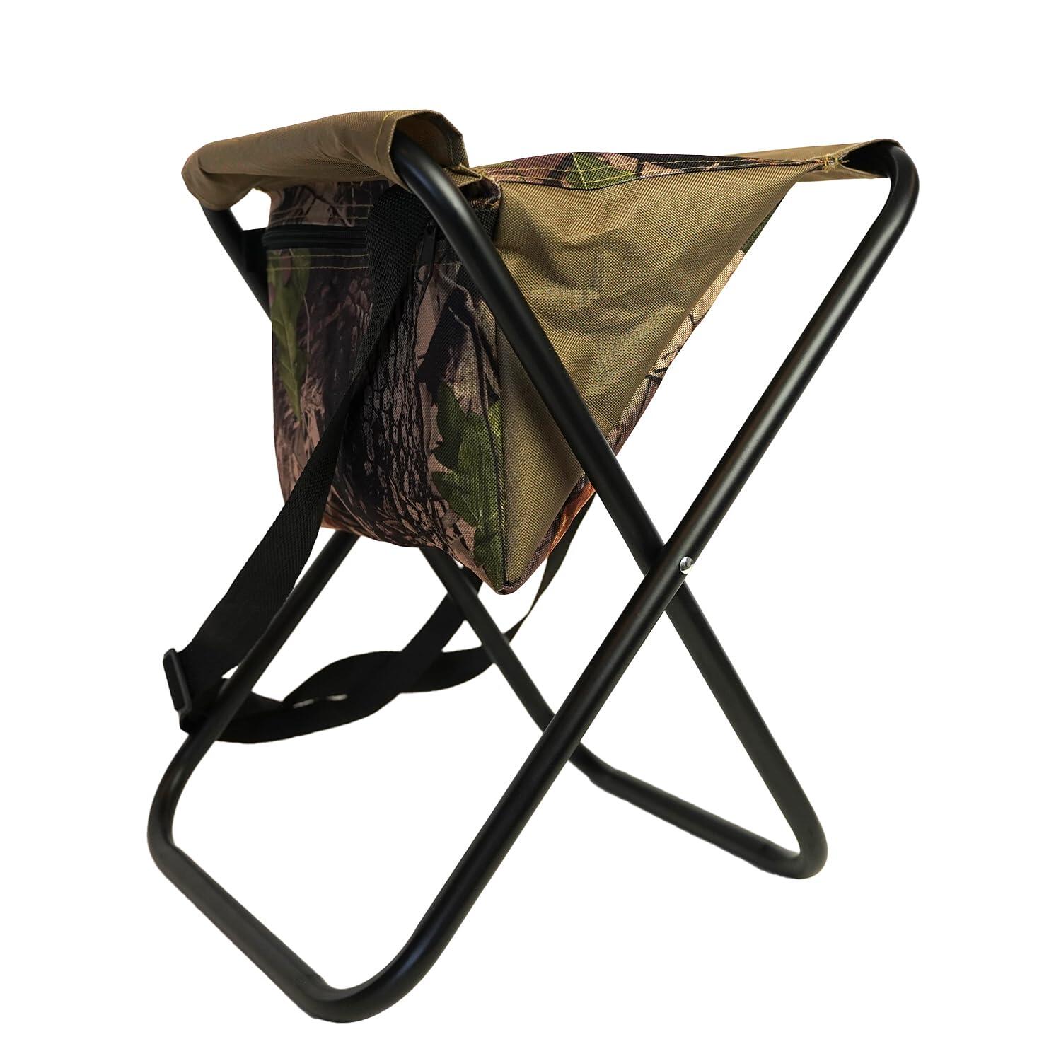 Set van 2 Opvouwbare Viskrukjes - Licht & Compact - Voor Vissen en Kamperen 5/7