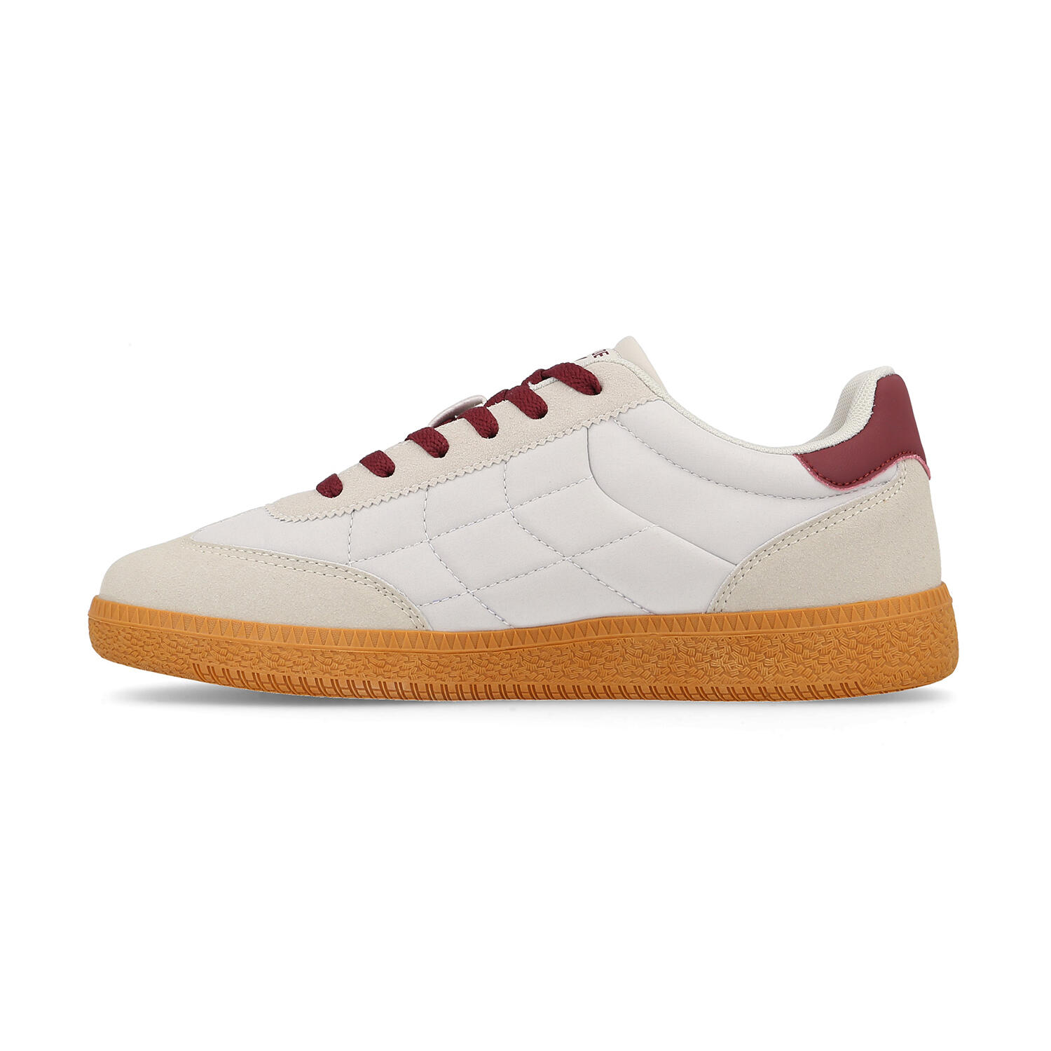 Zapatillas casual Hombre Icod blanco y rojo 3/5