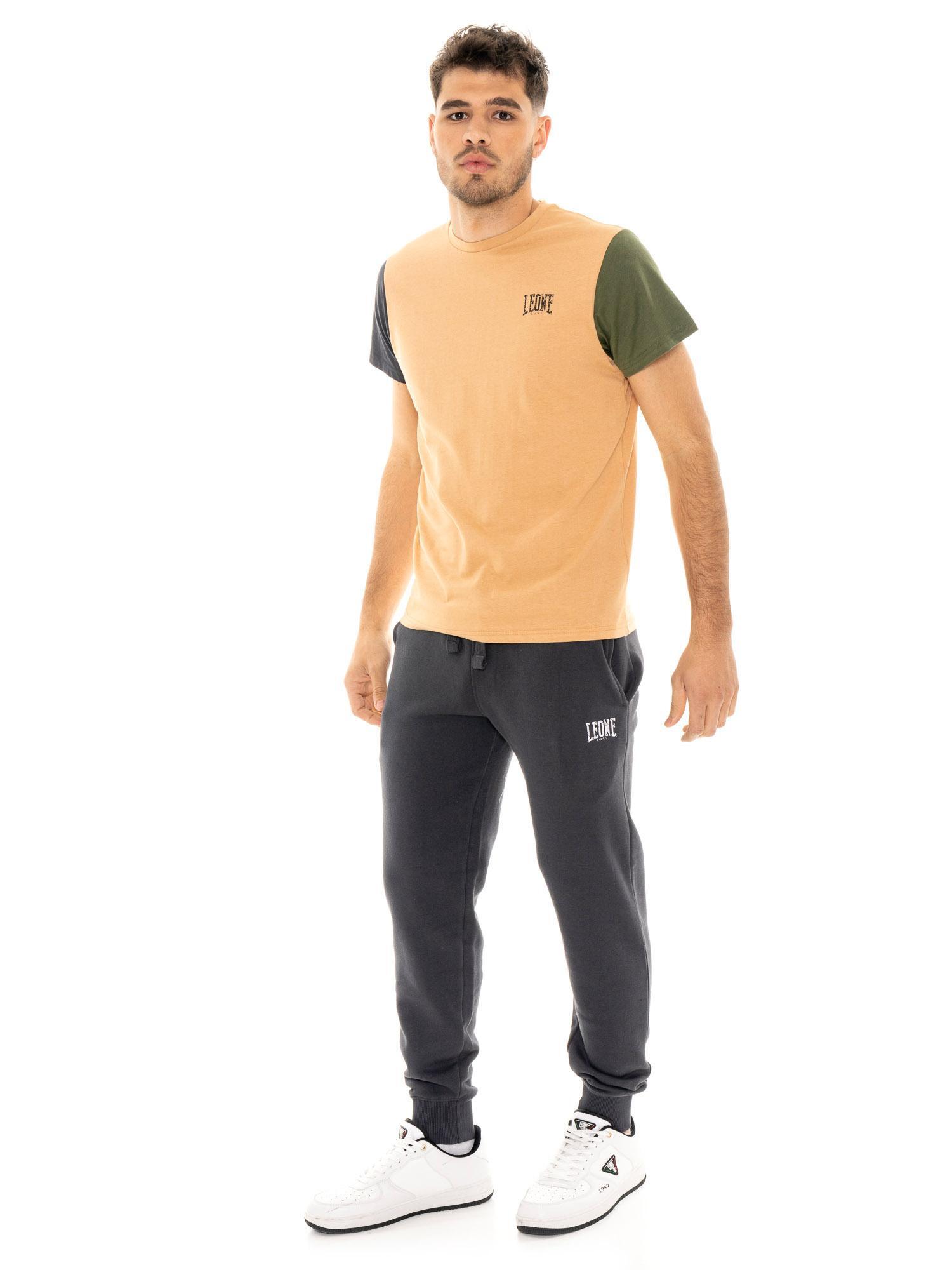 Pantalon de sport d'hiver pour homme Leone 1947 Color Block avec revers 2/5