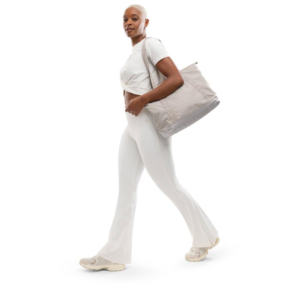 Women Fitness ’s full-length flared workout leggings Icardi White White 3/7
