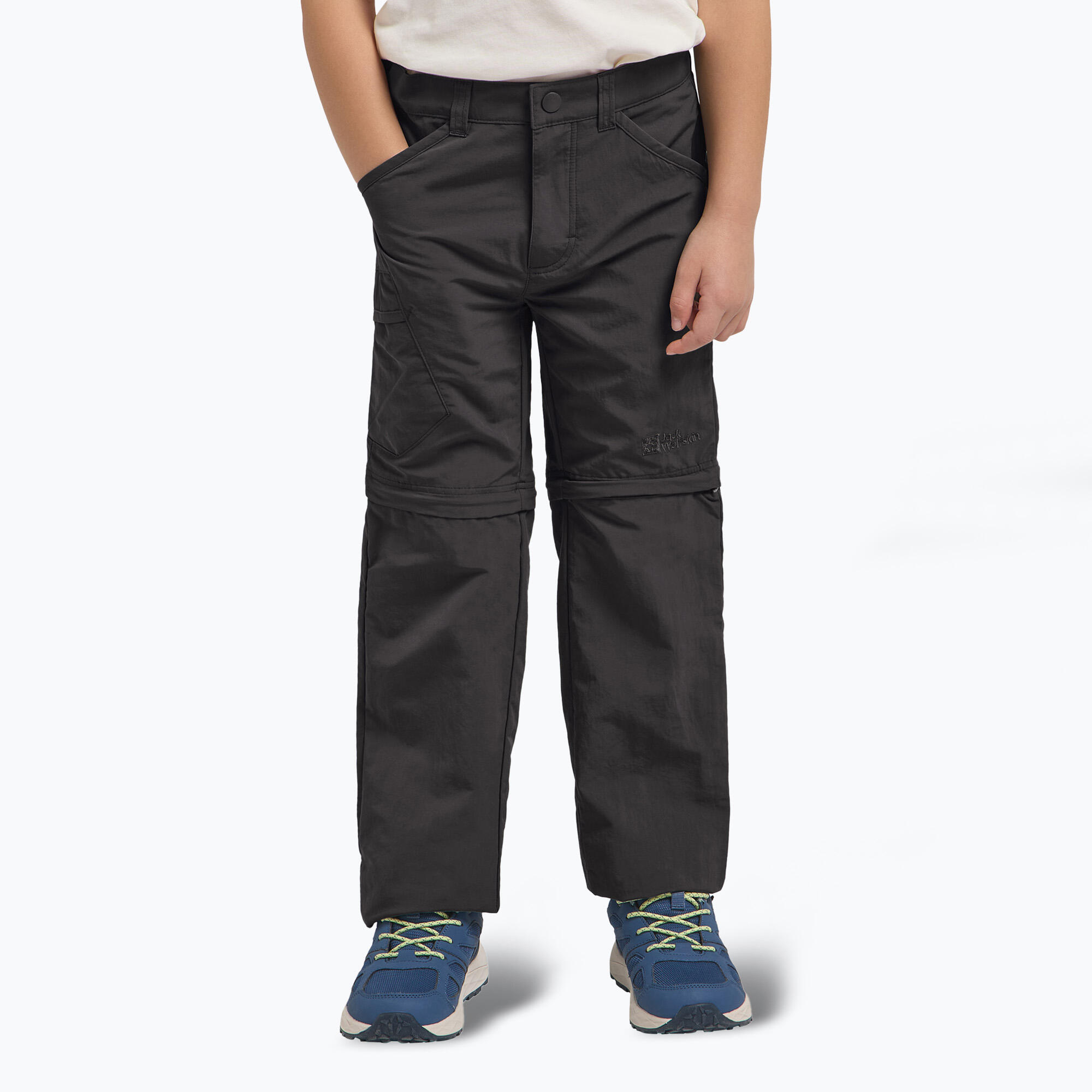 Pantaloni da trekking per bambini Jack Wolfskin Safari Zip Off 3/6