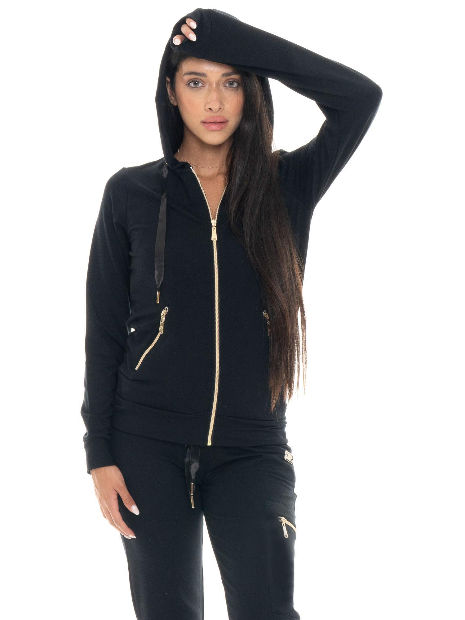 Chándal de invierno para mujer Leone 1947 Chic Tones con capucha y cremallera 5/7