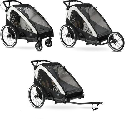 Deryan Luxe Bicycle Trailer - rimorchio per bici - 1 persona