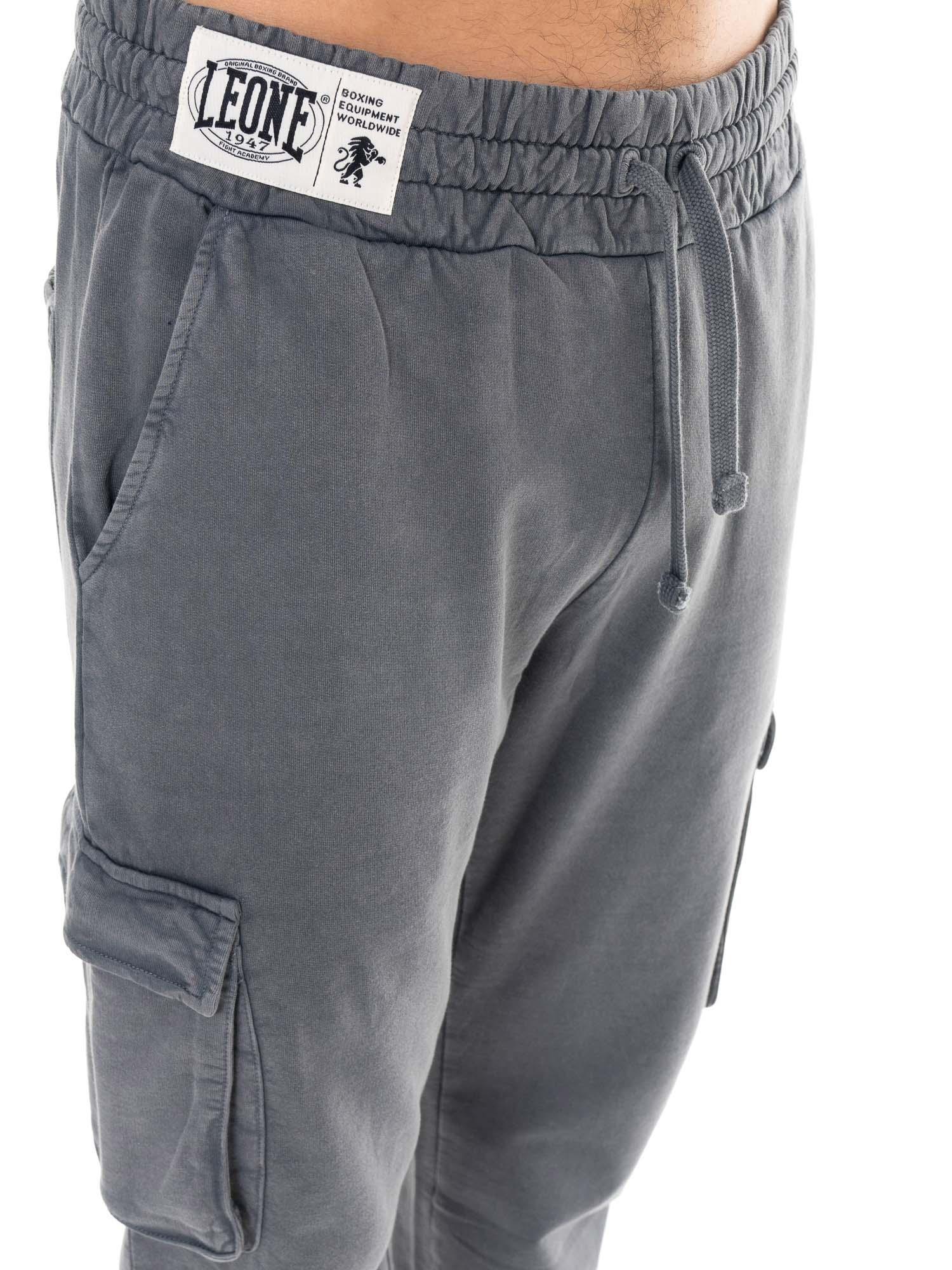 Pantalon cargo homme en polaire avec bas élastiqué, Leone 1947 Vintage Dept. 3/5