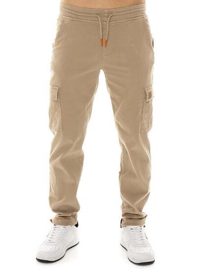 Pantalon cargo homme en sergé Leone Military 1947