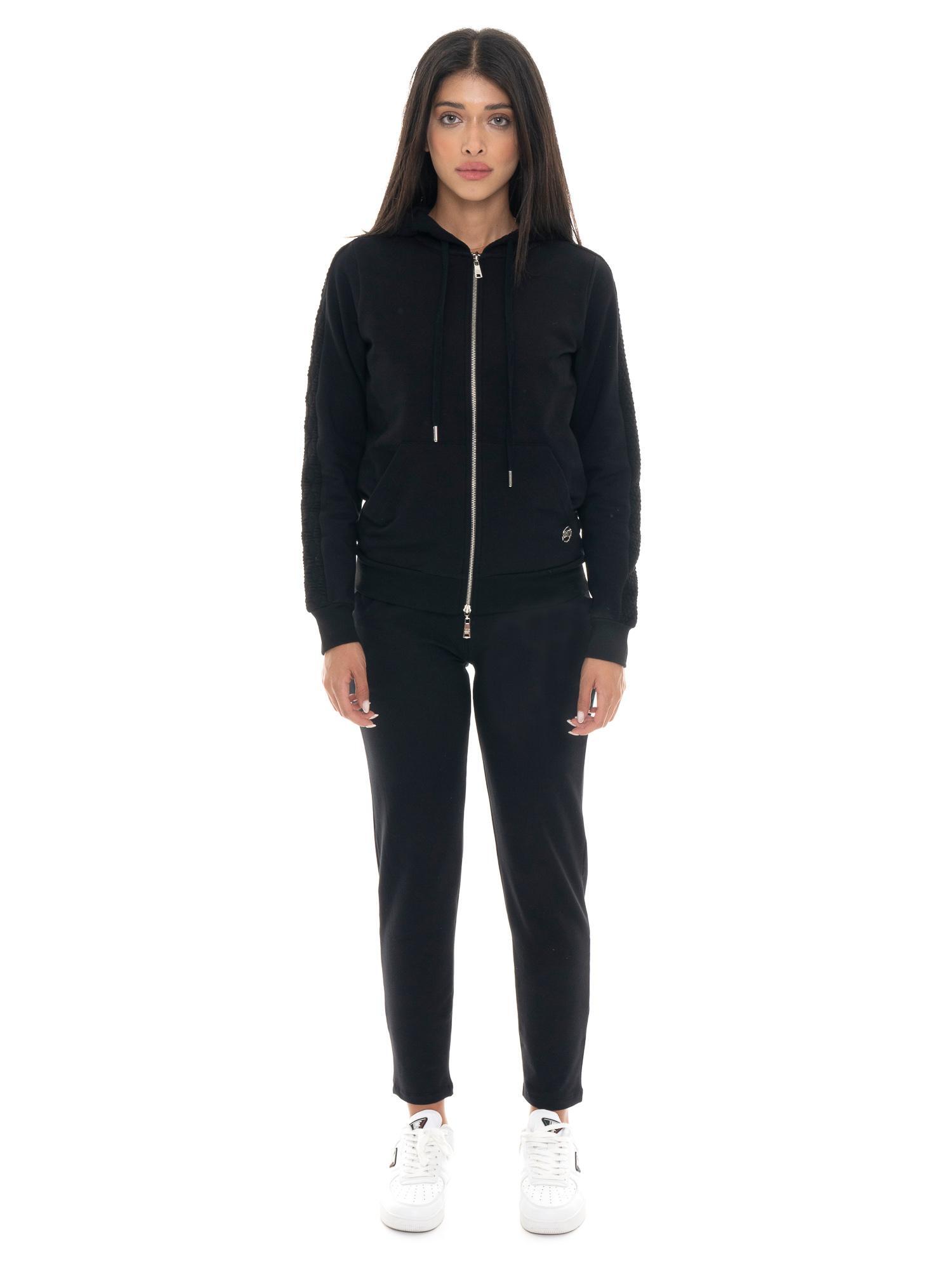 Chándal mujer Leone 1947 Apparel Braid cremallera capucha invierno 6/7