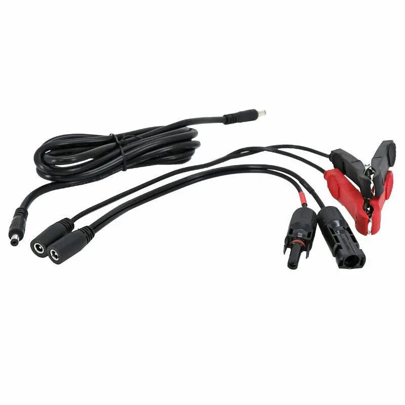Chargeur panneau solaire pliable pour batterie connectique leader fox et smartph 3/4