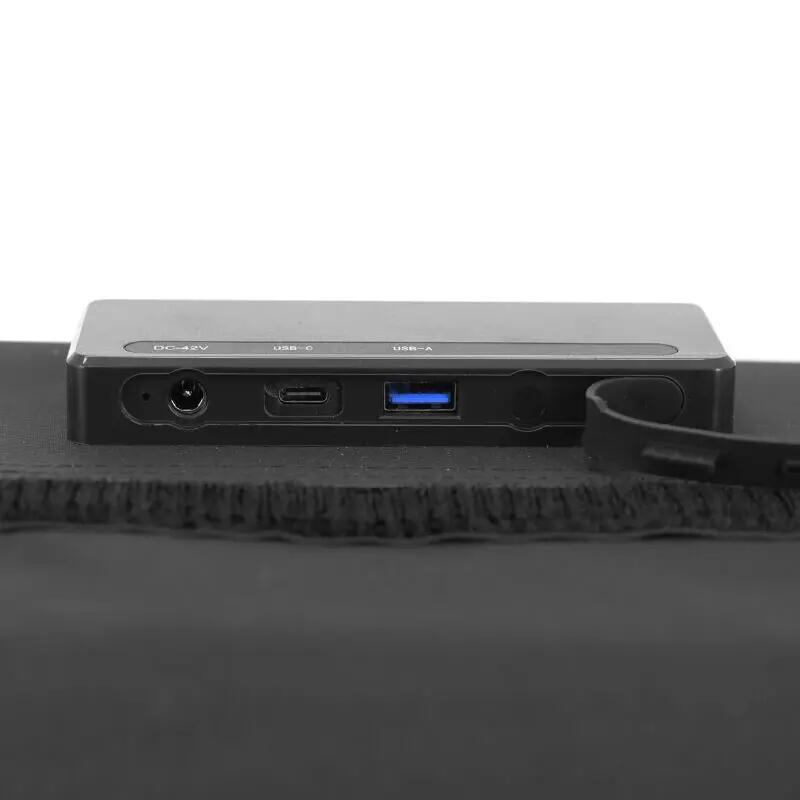 Chargeur panneau solaire pliable pour batterie connectique leader fox et smartph 2/4