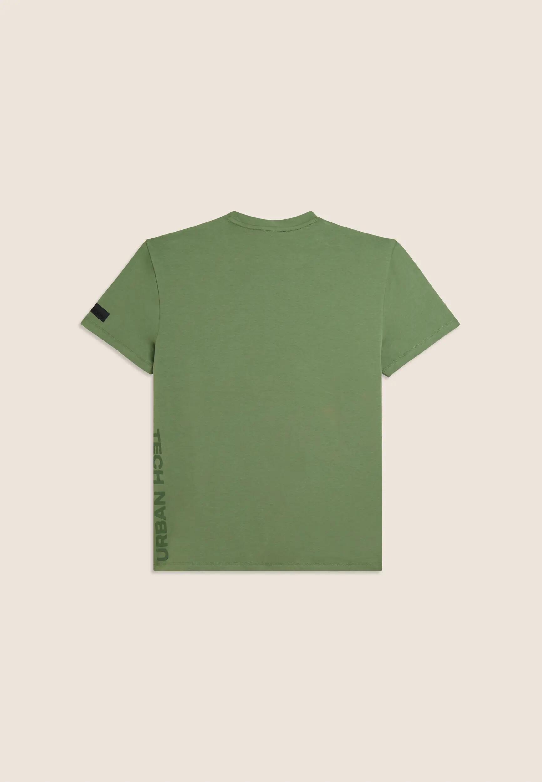 T-shirt en coton extensible avec imprimé Urban Tech 5/6