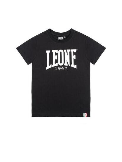 T-shirt da bambino a manica corta con logo grande Leone 1947 Basic