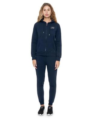 Tuta invernale donna cappuccio e zip pantalone polsino Leone 1947 All You Need