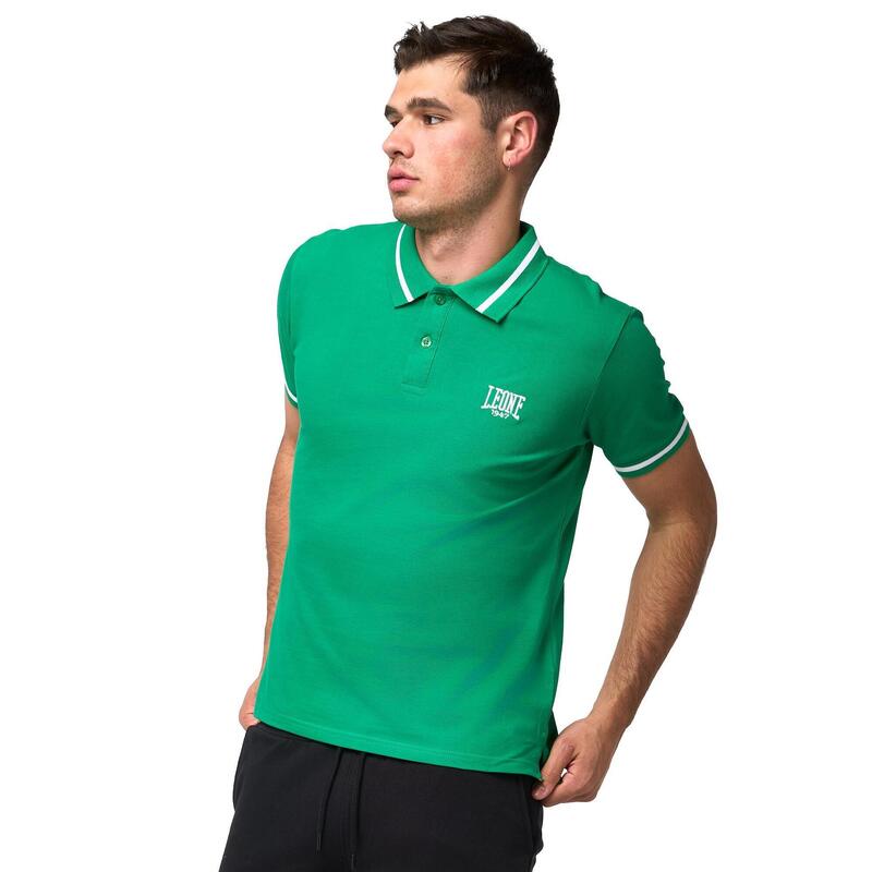 Tricou polo Leone Basic pentru bărbați cu guler