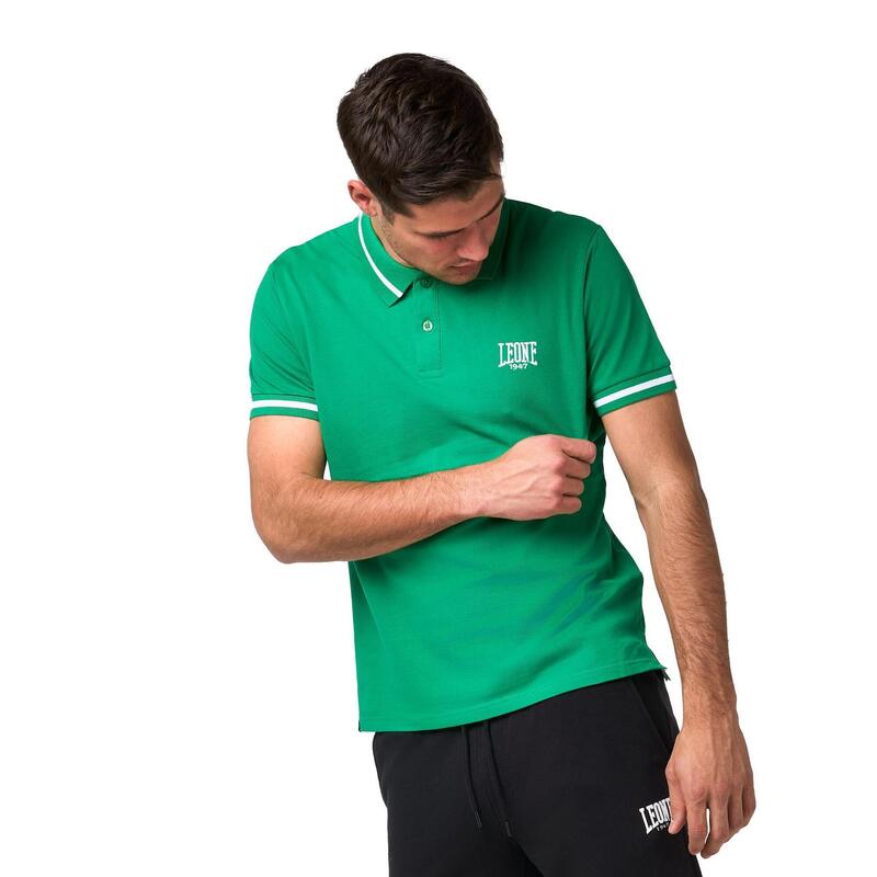Tricou polo Leone Basic pentru bărbați cu guler