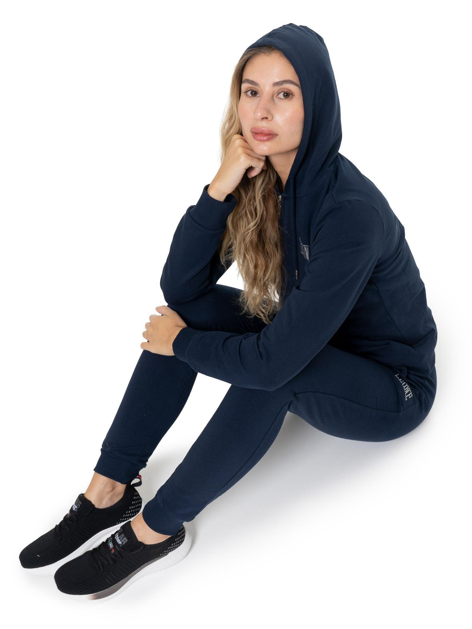 Hose Damen Leone 1947 Apparel Kapuze Reißverschluss Bündchen 5/7
