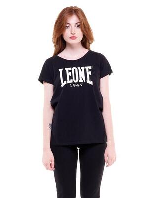 Dames-t-shirt met korte mouwen en groot welcome back-logo