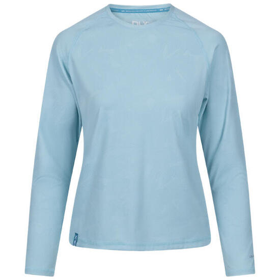 DLX Anneliese Top Femme Manche Longue Jacquard Seafoam