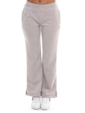 Leone 1947 Glam Winter gestreepte fluwelen palazzo-broek voor dames
