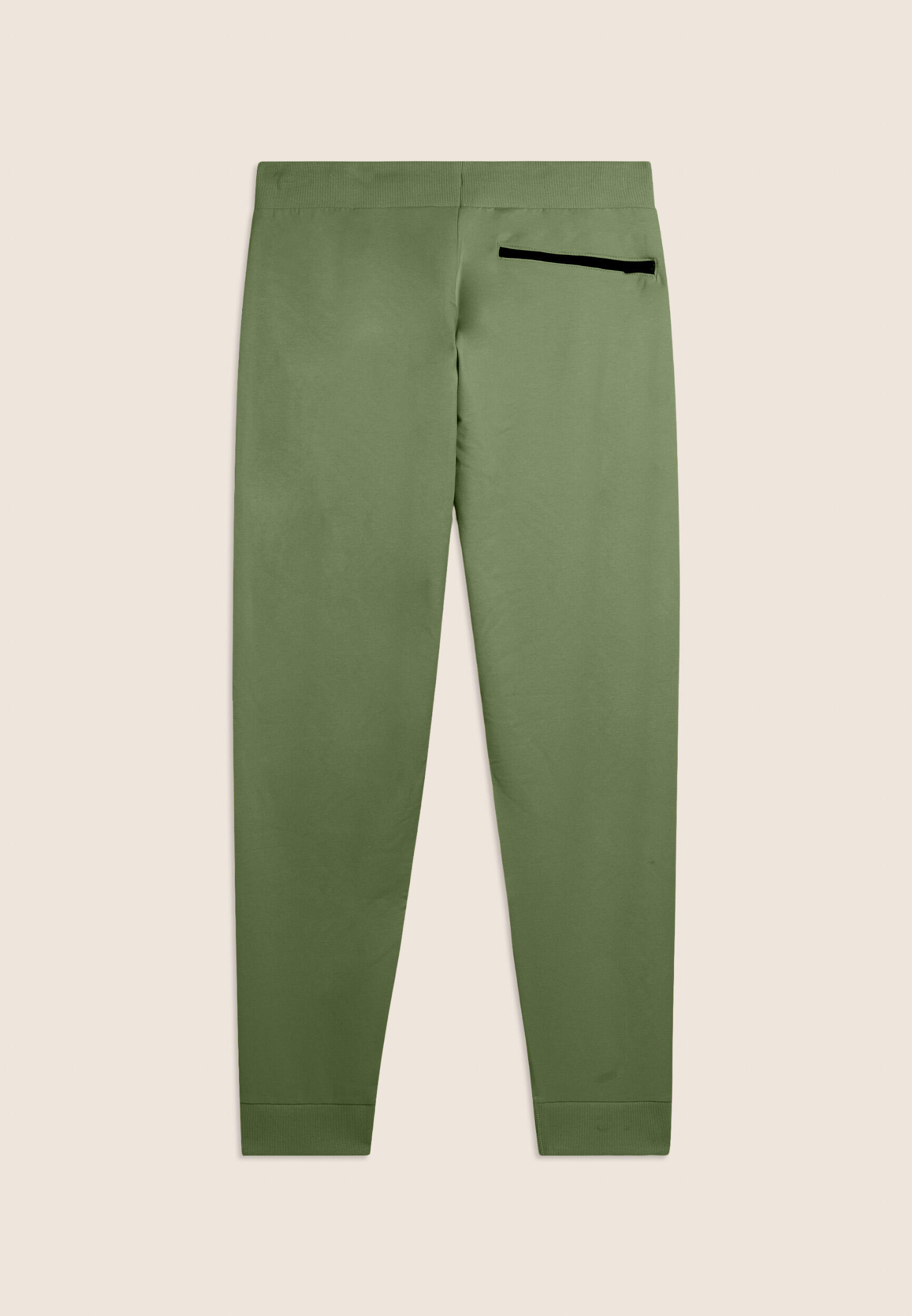 Pantalón ceñido recortado con bajo de canalé 2/3
