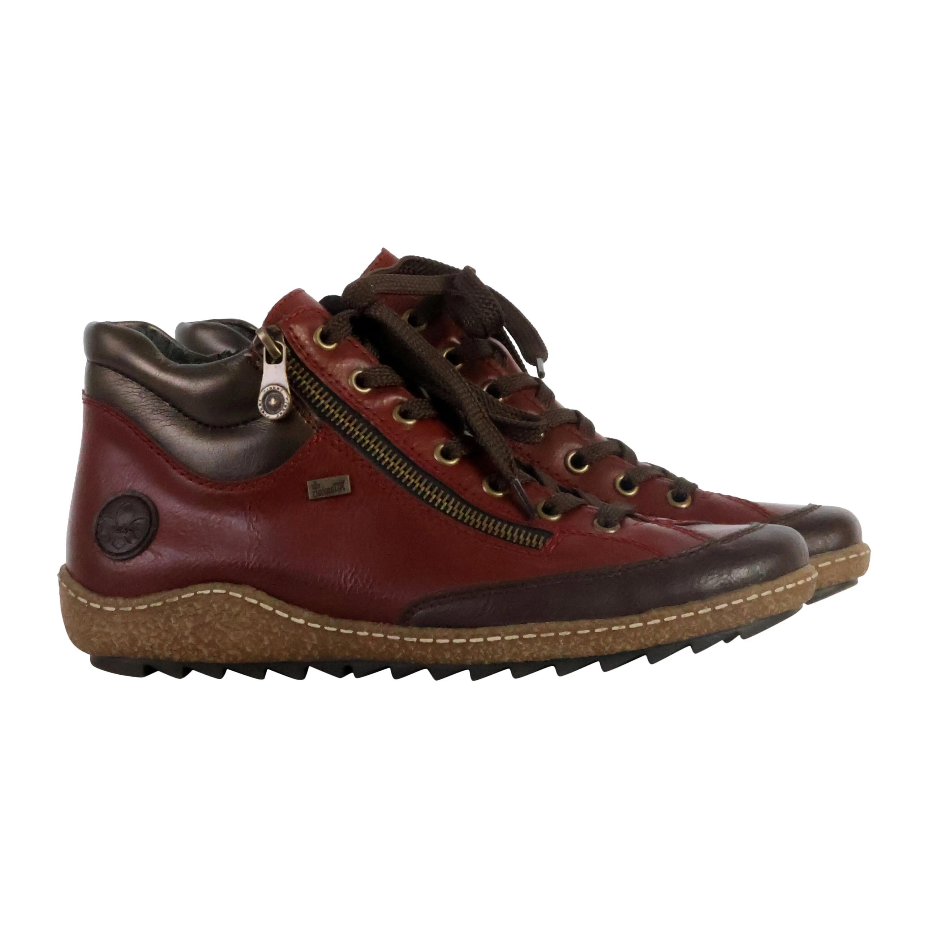 Womens Boots Leisure Lace Up L7500-35 3/5