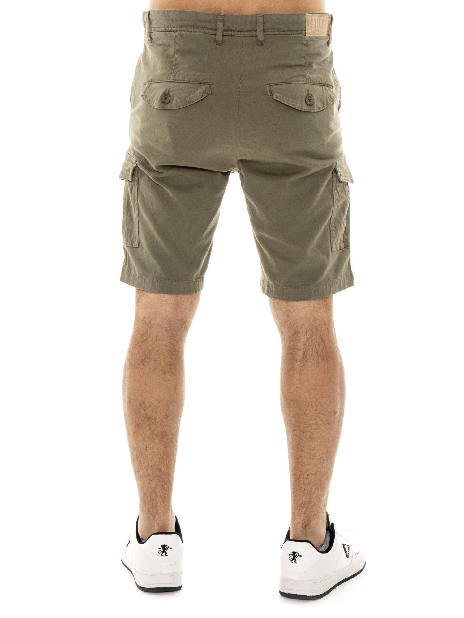 Short cargo homme Leone Military 1947 en sergé 4/5