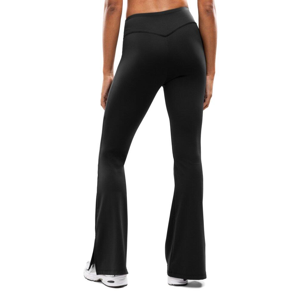 Women Fitness ’s full-length flared workout leggings Icardi Black Black 2/7