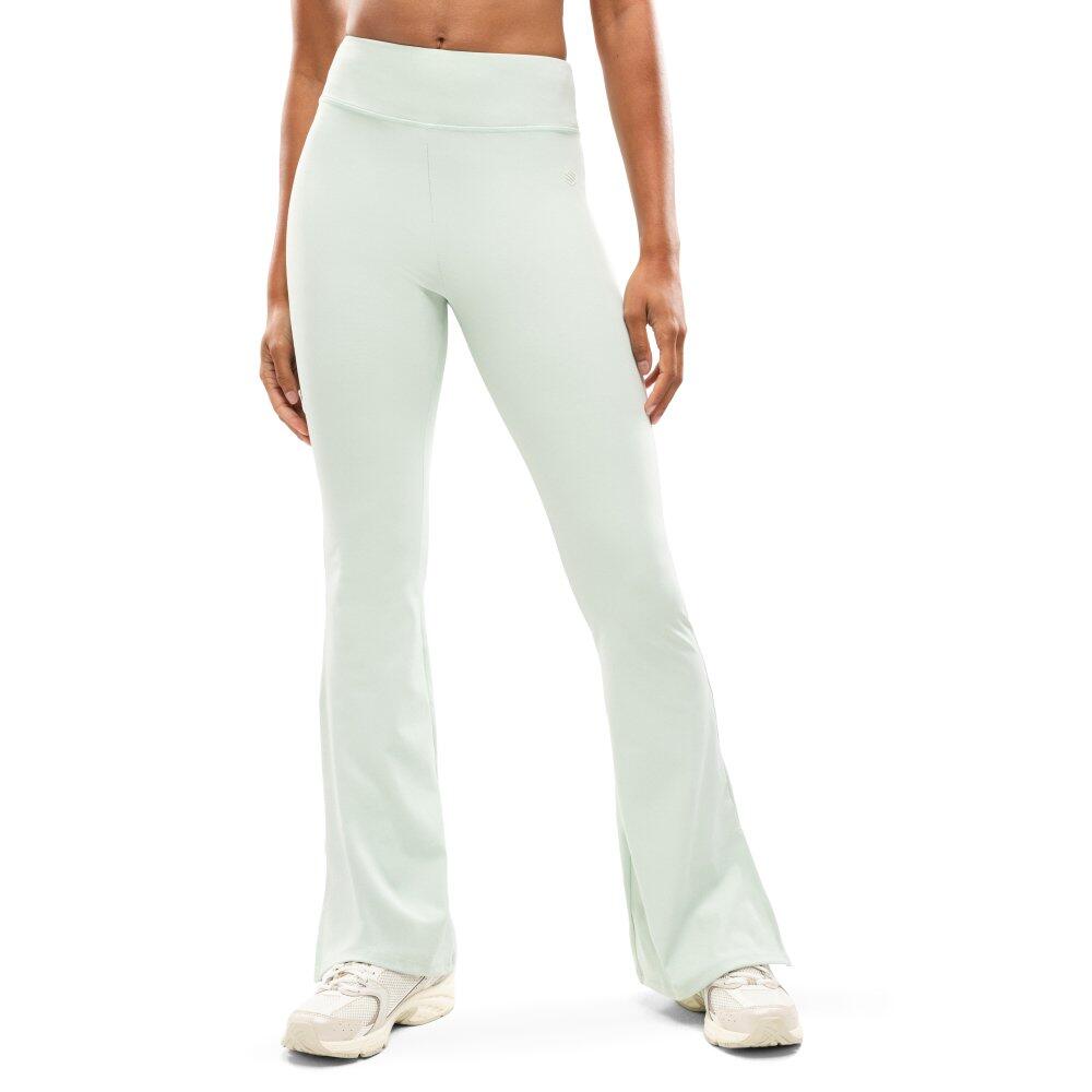 Women Fitness ’s full-length flared workout leggings Icardi Green Green