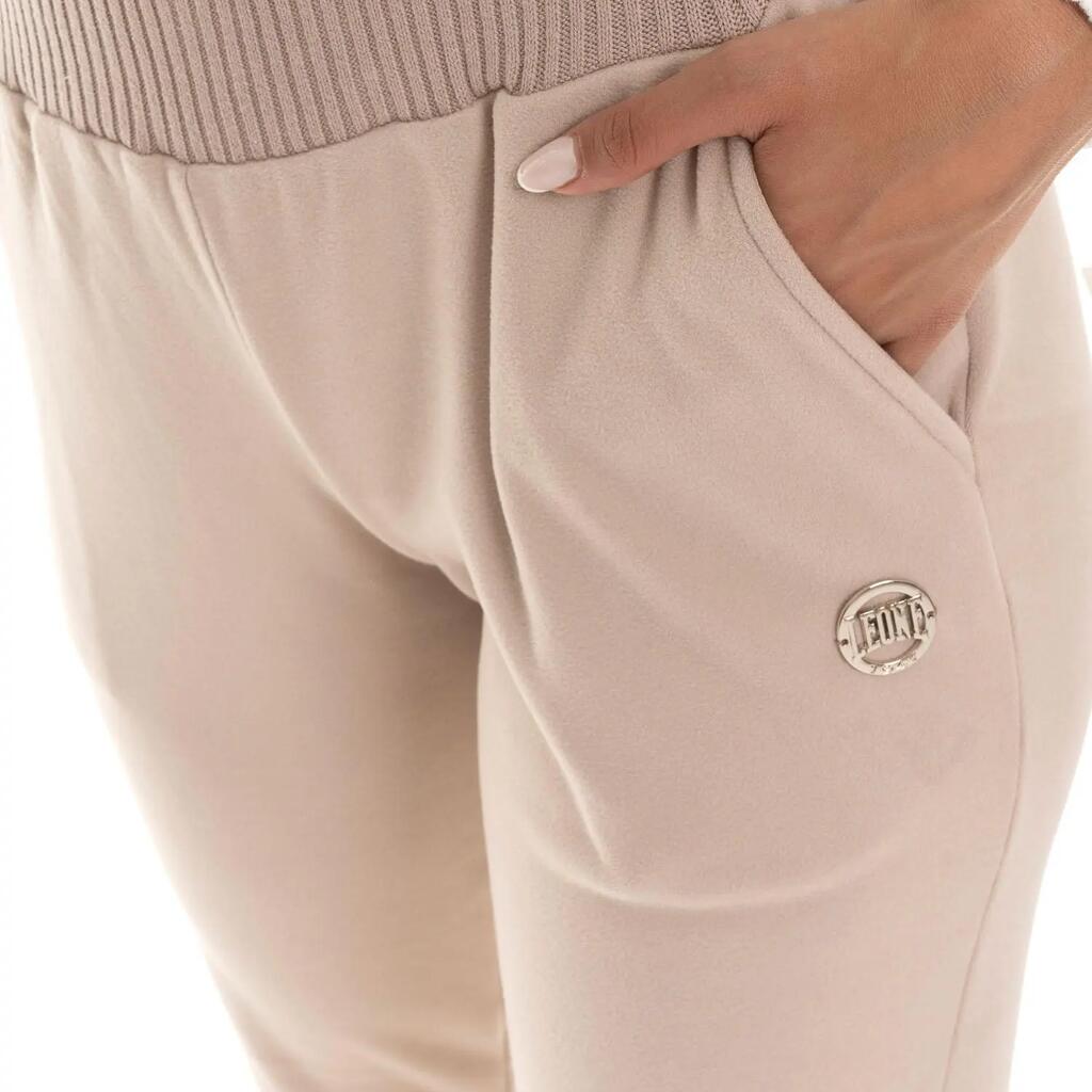 Leone 1947 Warm Touch women's winter trousers with knitted inserts