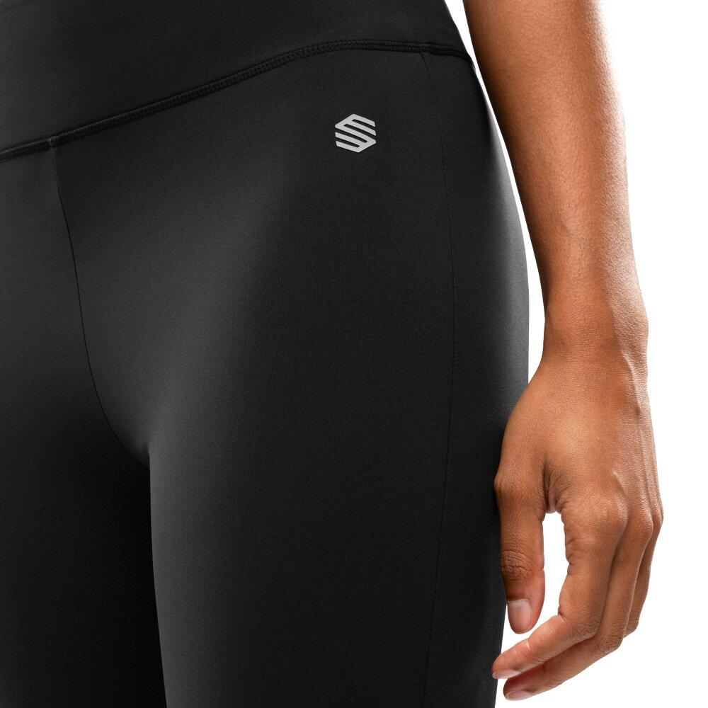 Women Fitness ’s full-length flared workout leggings Icardi Black Black 4/7