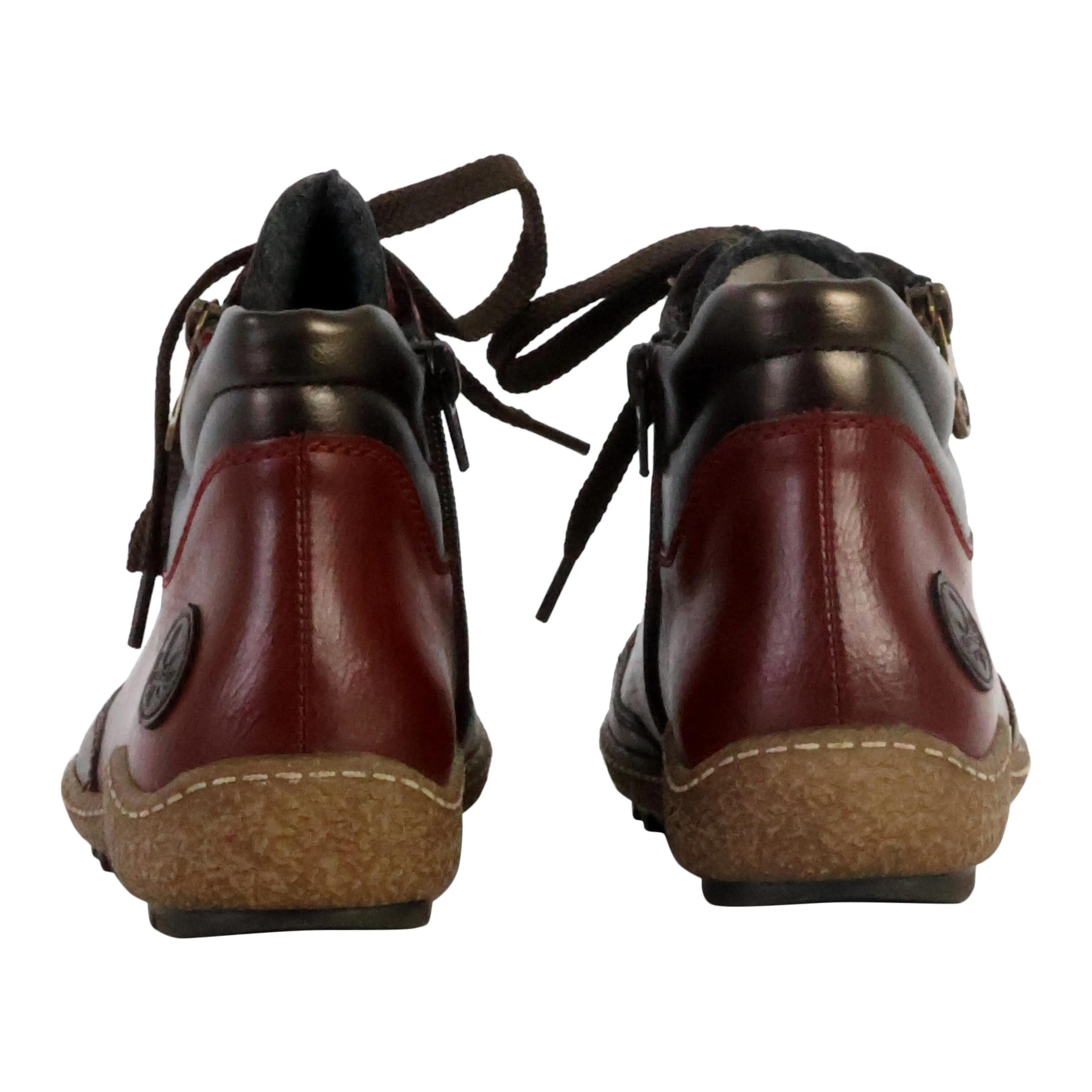 Womens Boots Leisure Lace Up L7500-35 4/5