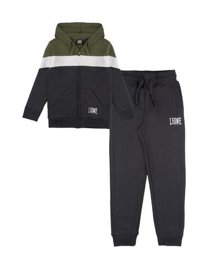 Survêtement d'hiver, enfant Leone 1947 Color Block, capuche et fermeture éclair