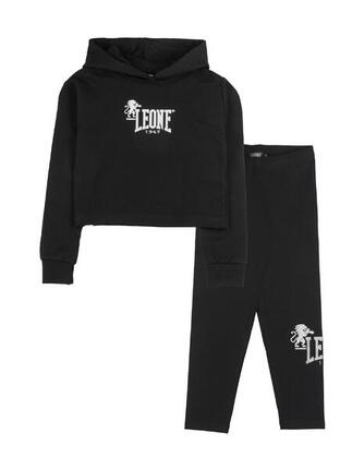 Ensemble d'hiver fille Leone 1947 Lavande, sweat à capuche et leggings