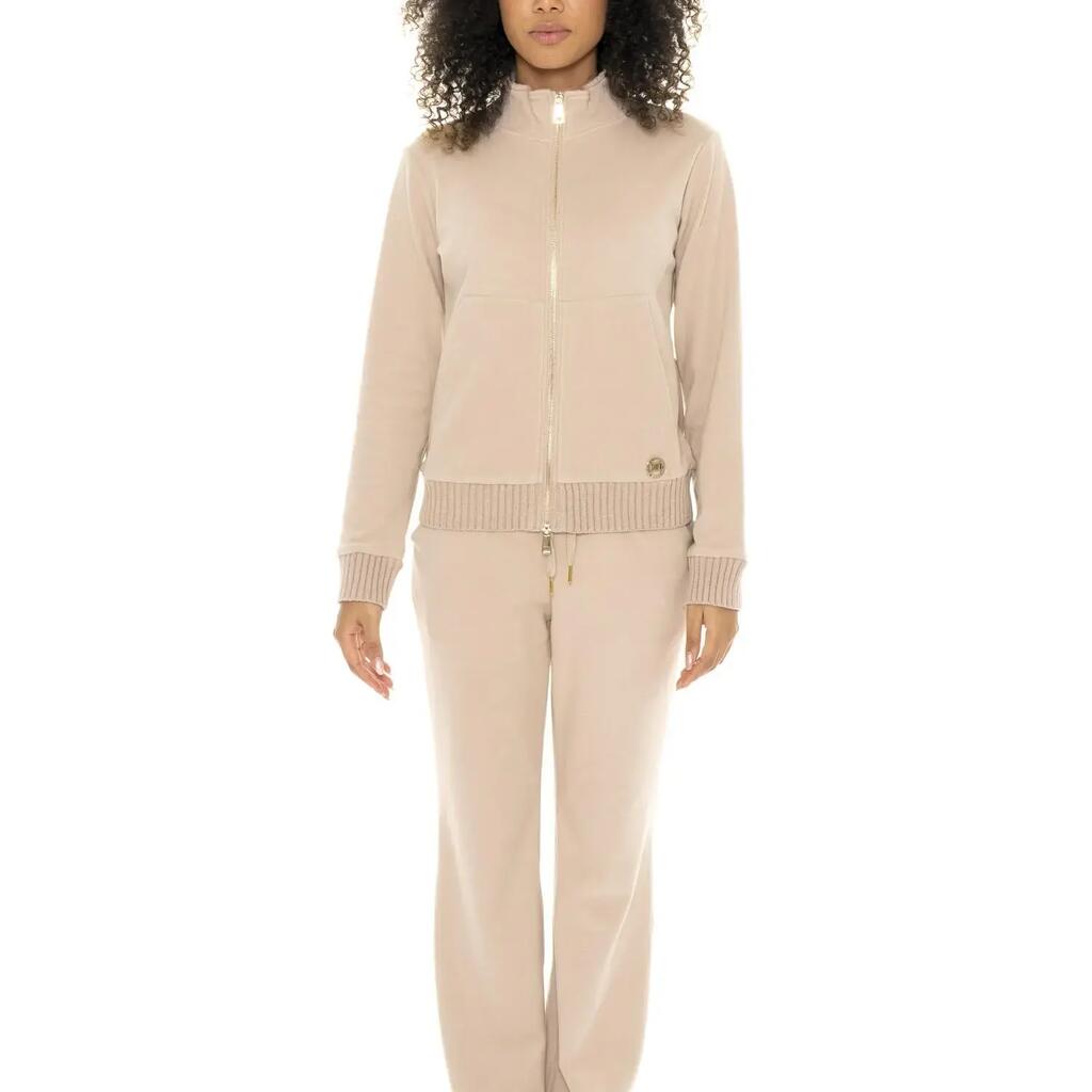 Women's winter tracksuit with high neck and knitted inserts, Warm Touch line