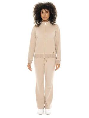 Tuta invernale da donna collo in piedi inserti in maglia Leone 1947 Warm Touch