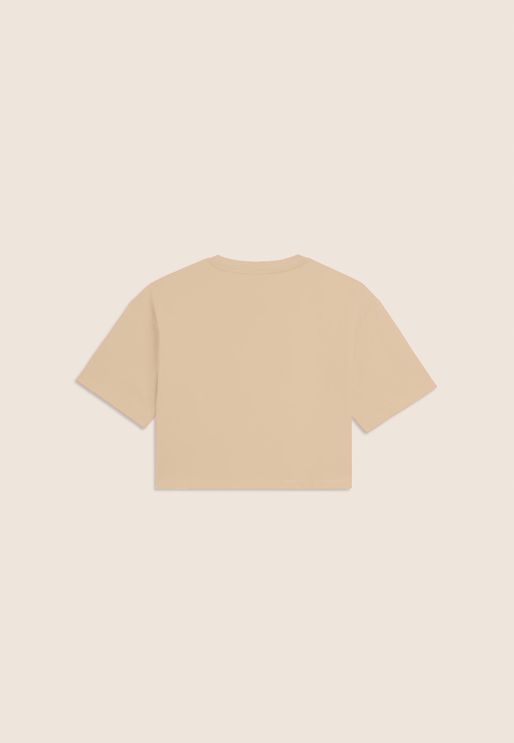 Camiseta cropped con gráfico «FLOW» y tachuelas 2/3