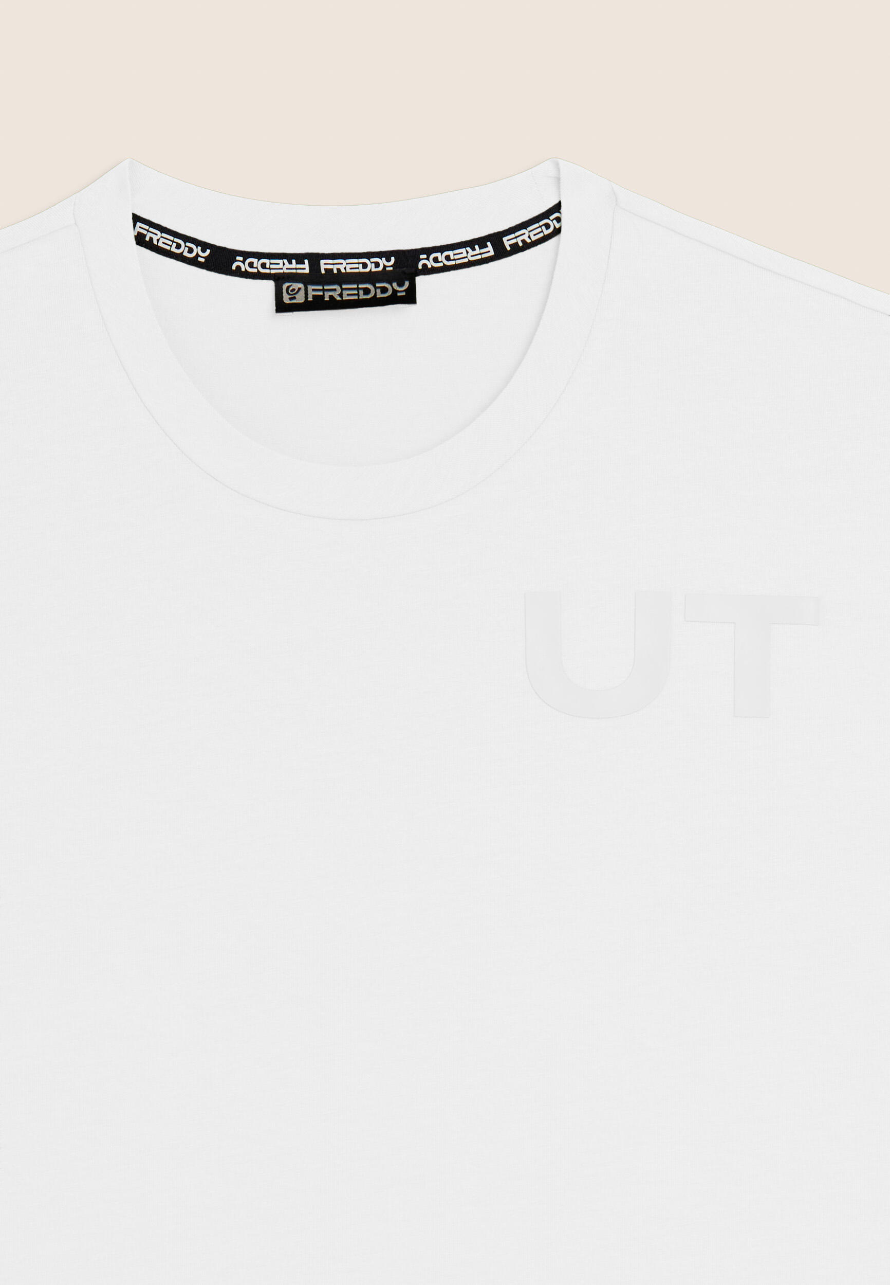 T-shirt Cotone Elasticizzato con Stampa Urban Tech 3/3