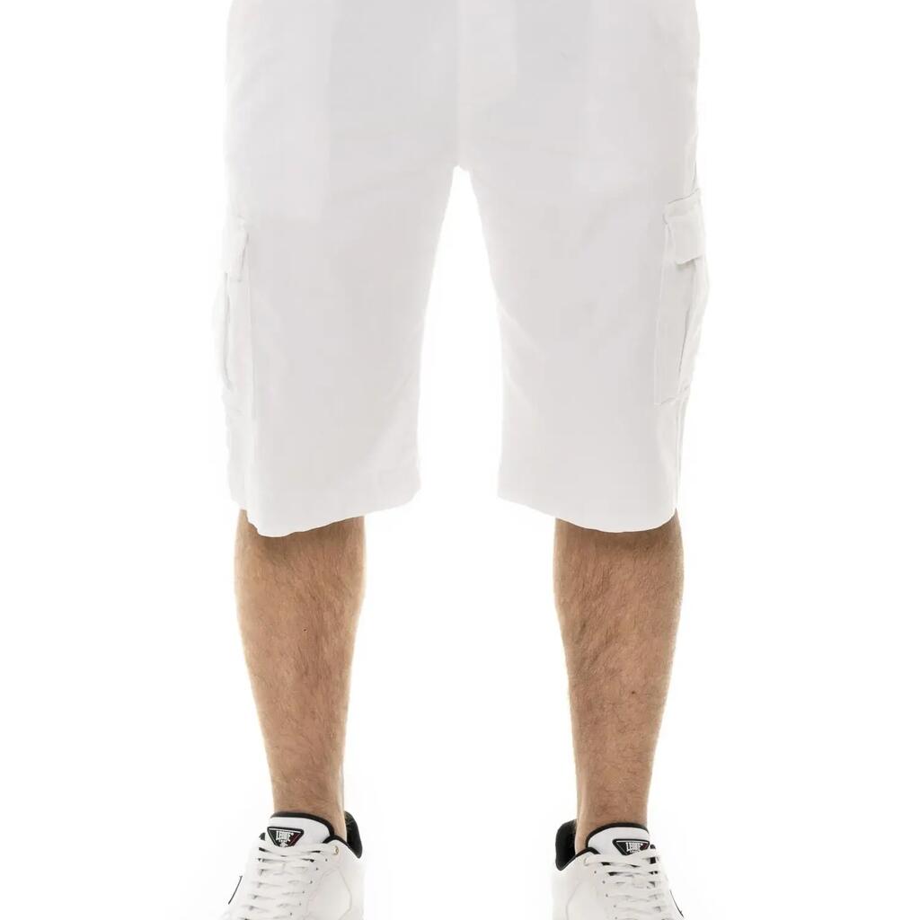 Leone Easy Men's Stretch Twill Cargo Bermuda Shorts