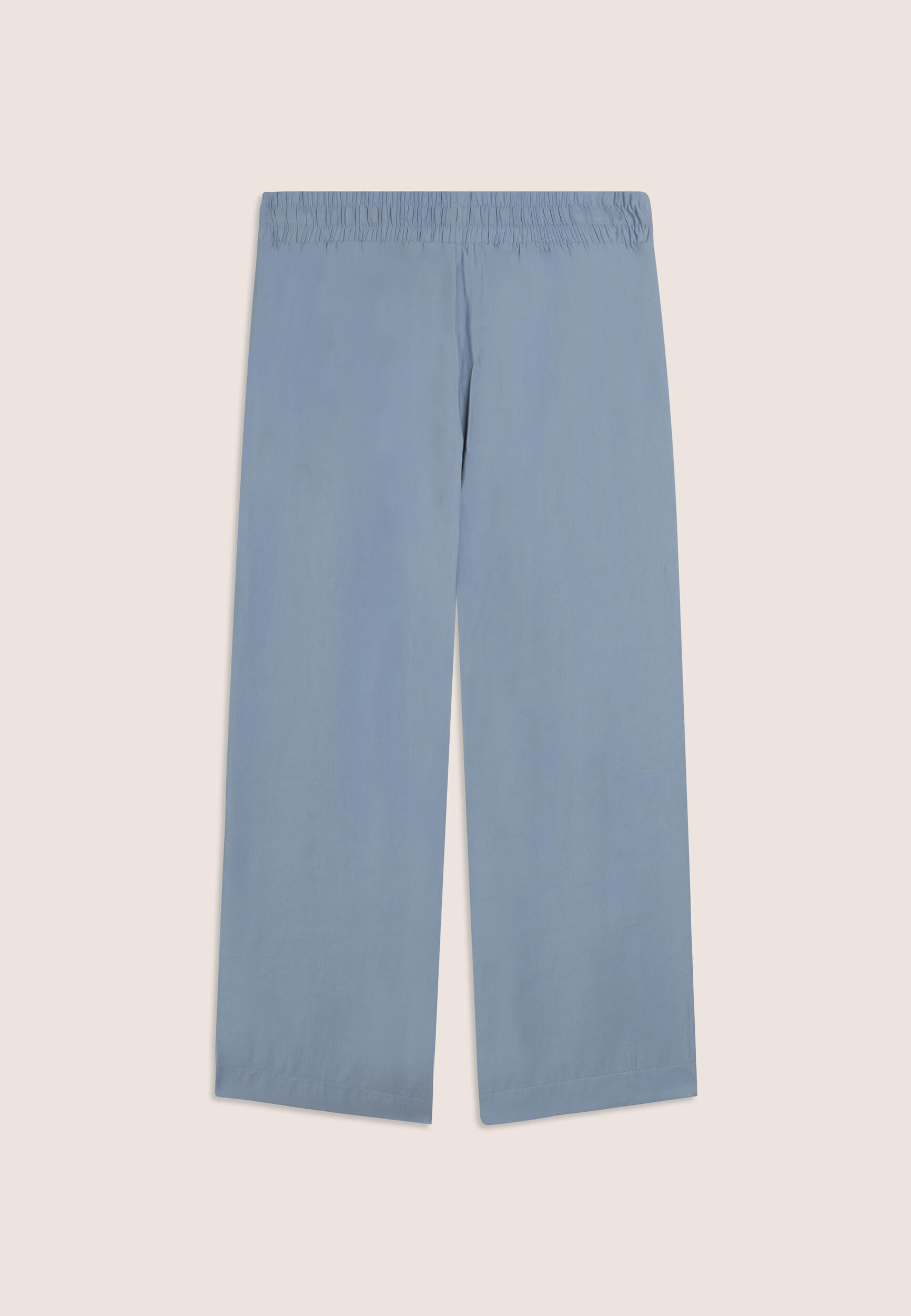 Pantaloni Sportivi Cropped con gamba Wide Leg e strass 2/3
